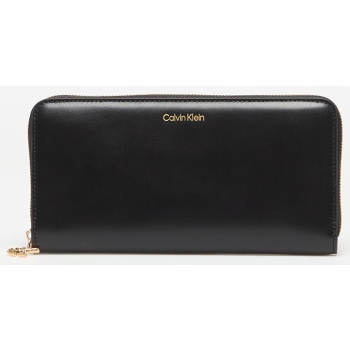 calvin klein large zip around black universal σε προσφορά