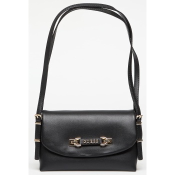 guess lefia flap shoulder bag black universal σε προσφορά