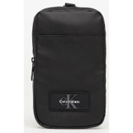 τσάντα calvin klein utility phone crossbody crossover black universal