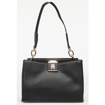 tommy hilfiger her med satchel black universal σε προσφορά