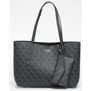 guess brenton tote coal logo universal σε προσφορά