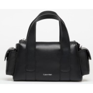 τσάντα calvin klein webbing strap pocket crossover black universal