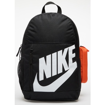 nike elemental big kids` backpack (20l) black/ orange/ σε προσφορά