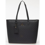 τσάντα jordan jam monogram tote bag black/ gold l