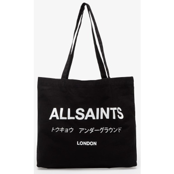τσάντα allsaints underground tote black/ chalk universal σε προσφορά