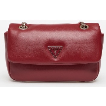 guess sunetra mini cconvertible crossbody flap red universal σε προσφορά