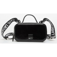 karl lagerfeld jeans box logo mini cb glossy black universal