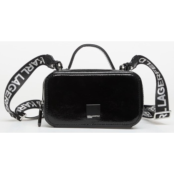 karl lagerfeld jeans box logo mini cb glossy black universal σε προσφορά