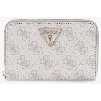 πορτοφόλι guess laurel ii slg med zip around dark taupe σε προσφορά