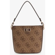 guess karnilla logo bucket latte logo/brown universal