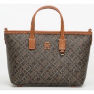 tommy hilfiger monoplay mini tote le black/ brown universal