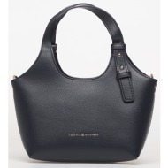 tommy hilfiger th logo mini tote navy universal