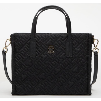 tommy hilfiger th city mini tote mono nylon black universal σε προσφορά