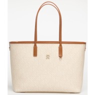 tommy hilfiger monoplay tote le beige monogram universal