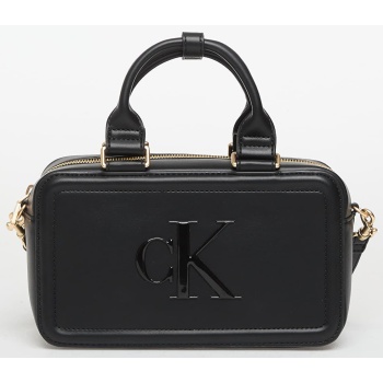 calvin klein bold ck elongated mini tote black universal σε προσφορά