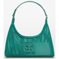 calvin klein emblem mesh shoulder bag enchanted forest universal