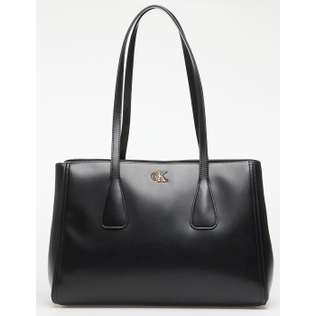 calvin klein ck medium work tote black universal σε προσφορά