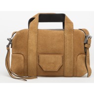 τσάντα allsaints ares s compact crossbody biscuit brown universal