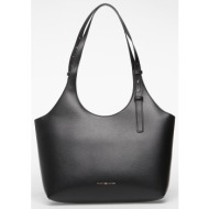 tommy hilfiger th logo tote black universal