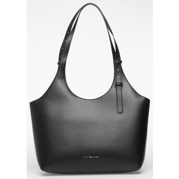 tommy hilfiger th logo tote black universal σε προσφορά