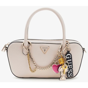 guess davina small satchel light taupe universal σε προσφορά