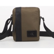 τσάντα calvin klein canvas mix reporter green universal