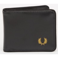 πορτοφόλι fred perry tonal coated polyester billfol black/ gold universal