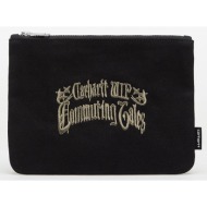 πορτοφόλι carhartt wip canvas graphic zip wallet commuting tales embroidery/ black universal