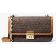 michael kors lg conv chain shoulder brown/ acorn universal