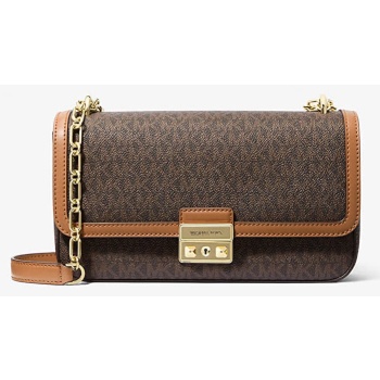 michael kors lg conv chain shoulder brown/ acorn universal σε προσφορά