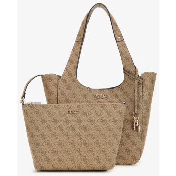 guess calista 2 in 1 tote latte logo universal σε προσφορά