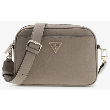 guess meridian ii camera bag dark taupe universal σε προσφορά