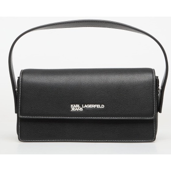 karl lagerfeld jeans metal logo top handle cb black σε προσφορά