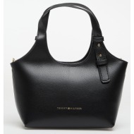 tommy hilfiger th logo mini tote black universal