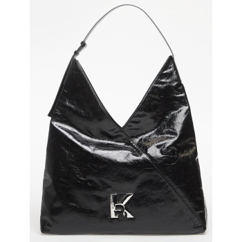 karl lagerfeld jeans geo lthr tote shiny black universal σε προσφορά