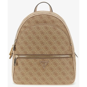 σακίδιο πλάτης guess manhattan ii large backpack latte logo σε προσφορά