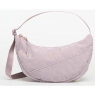 τσάντα nike aura crescent crossbody bag (4l) lt violet ore/ lt trnsprnt gld universal