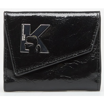 πορτοφόλι karl lagerfeld jeans geo lthr wallet shiny black σε προσφορά