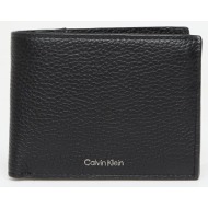πορτοφόλι calvin klein foil emboss trifold black universal