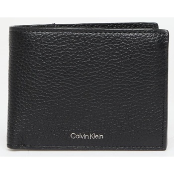 πορτοφόλι calvin klein foil emboss trifold black universal