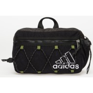 τσαντάκι μέσης adidas waist bag black/ collegiate green universal