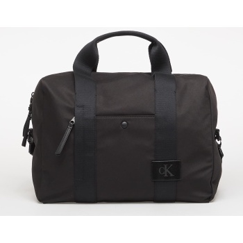 calvin klein canvas mix large duffle black universal σε προσφορά