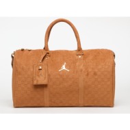 jordan jam suede monogram duffle cognac universal