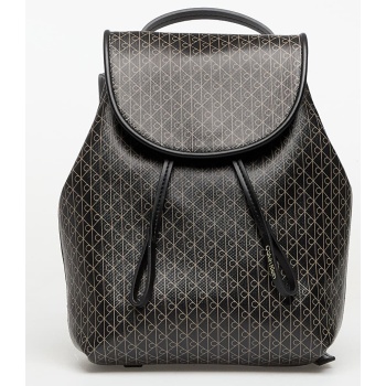 σακίδιο πλάτης calvin klein emblem aop mini backpack black σε προσφορά