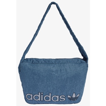 τσάντα adidas shopper washed effect bag light denim