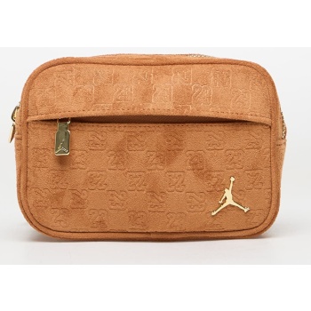 τσάντα jordan jam suede monogram camera bag cognac universal σε προσφορά