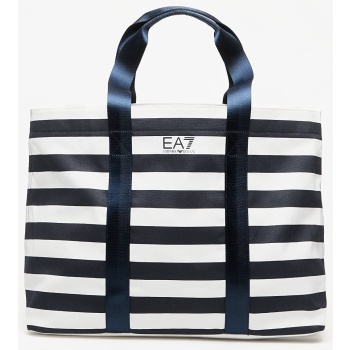 ea7 emporio armani train shopping bag armani blue/ white σε προσφορά