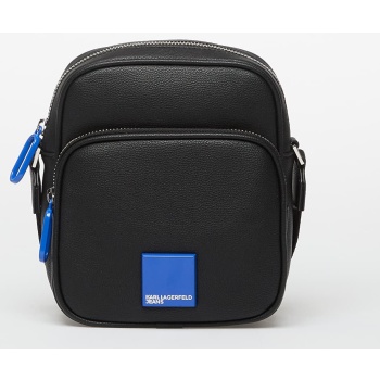 karl lagerfeld jeans box logo reporter bag black universal