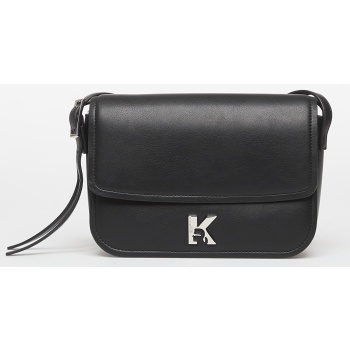 karl lagerfeld jeans k logo saddle bag black universal σε προσφορά