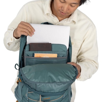 σακίδιο πλάτης osprey quasar torrent blue heather universal σε προσφορά